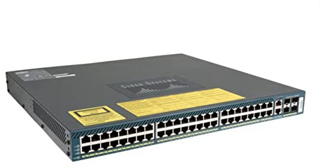Cisco Catalyst WS-C4948 switch di rete Gestito L2/L3 Gigabit Ethernet (10/100/1000) Nero 1U - Interruttori di rete (Gestito, L2/L3, Gigabit Ethernet (10/100/1000), Full Duplex, Montaggio rack, 1U)