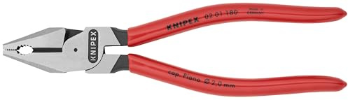 KNIPEX Tools - High Leverage Combination Pliers (201180), 7.25