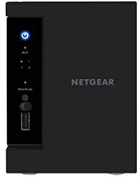 NETGEAR RN31222D-100EUS ReadyNAS Storage Desktop 2 Slot con 2 Dischi da 2 TB, Serie 300, Nero/Antracite