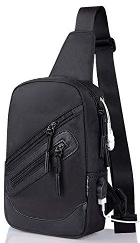 DFV mobile - Backpack Waist Shoulder bag Nylon for BLU Tank Xtreme Pro - Black