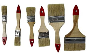 Flachpinsel Flachpinsel Lasurpinsel 144 tlg Set 20/25/38/50/75/100mm