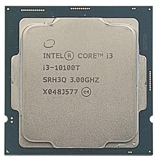 Procesador CPU Intel I3-10100T SRH3Q 3.00Ghz FCLGA1200 Quad Core Comet Lake