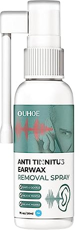 Rianpesn Ear Wax Removal Spray - Ear Candle Wax Removal | Ears Cleaner Applicator Nozzle Spray Design Relieve Ringtones, Tinnitus, And Dizzy