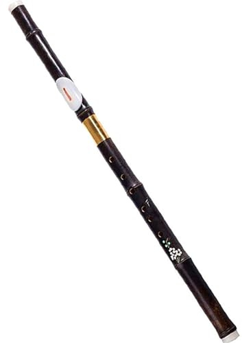 bambusflöte Flauta Transversale Bawu-Flöte, F/G-Taste, Natürliches Lila Bambus-Bau, Abnehmbares Volksinstrument (Color : G)