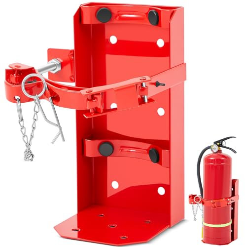 Zonon Staffe per estintore resistenti da 4,5 kg, in metallo, per estintore, supporto per estintore per casa, garage, scuola, camper, veicoli, barche, camion, diametro 14 - 14 cm