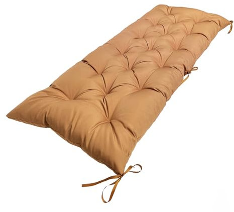YFHT Maßgeschneiderte Sitzkissen Für Bank Outdoor, rutschfeste Gartenbank Auflage, Bankauflage Outdoor Wasserfest, Bankkissen Sitzauflage Bank, Polster Auflage Outdoor, Gartenmöbel Stuhlkissen