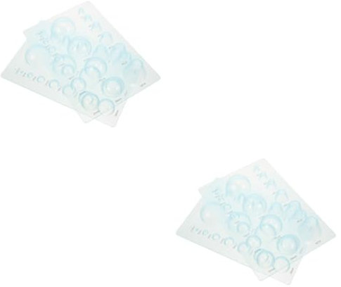 STOBOK 2 Sätze Kugelförmige Papiervorlage Quilling-Board Aus Papier Quilling-Form Platte Papierblumen Basteln Kunstwerk Form Quilling Aus Papier Selber Machen Plastik Sky-Blue 2 Stück * 2