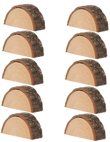 GRIRIW 10piezas Soporte De Madera Para Tarjetas Porta Números De Mesa Para Exposiciones y Oficinas