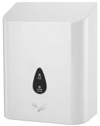 Asciugamani elettrico Asciugamani commerciale completamente automatico, asciuga mani ad alta velocità, ventilatore ad aria calda for bagno con aria calda e fredda ,Ultra efficiente dal punto di vista