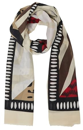 s.Oliver Tuch mit All-over-Print und Fransen