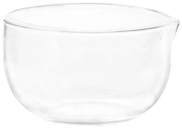 UALXPAO Insalatiera in cristallo Ciotola di vetro trasparente Stoviglie Frutta Cottura Colazione Yogurt avena Insalatiera(350ml)