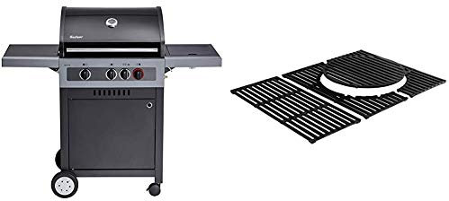 Enders Gasgrill BOSTON BLACK 3 K TURBO, 3-Brenner aus Edelstahl & SWITCH GRID Rost-in-Rost System, Gusseisen, für Gasgrill BOSTON 3-Brenner, Grill-Zubehör, Grillrost, optionale Einsätze, Sear Grate