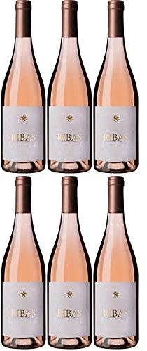 Bodegas Ribas Rosat Roséwein Wein trocken Bio Mallorca Spanien I Visando Paket (6 Flaschen)