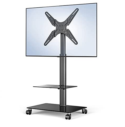 Support TV Support TV Universel au Sol Support TV 55 Pouces Salon Meuble TV Bureau Grand écran Support TV réglable Support TV (Couleur : B) Decoration