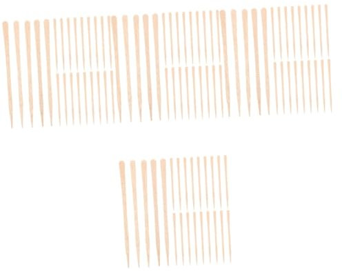 4 Ensembles Bâtons Bois Pour Épilation À Cire Applicateurs Pour Poils Nez Corps Et Sourcils Pratiques Et Bois Danger Pour Épilation Et Précise 100 Pièces * 4