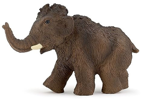 PAPO - Große Dinosaurierfigur - Junges Mammut, Zeuge der Eiszeit, Kinderspielzeug ab 3 Jahren - Entdeckung der prähistorischen Tiere und Naturgeschichte