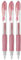 Pilot G2 07 BL-G2-7 Lot de 3 stylos à bille rétractables à encre gel Rose métallisé Pointe 0,7 mm Largeur de trait 0,39 mm