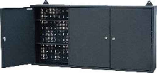 dirty pro tools Tool Wall Cabinet 3 Door Large Wall Mount Hanging Tool Box Garage Storage Cupboard Metal Chest Cabinet