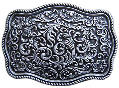 Nytt vintage original cowboy blommönster bältesspänne också lager i USA