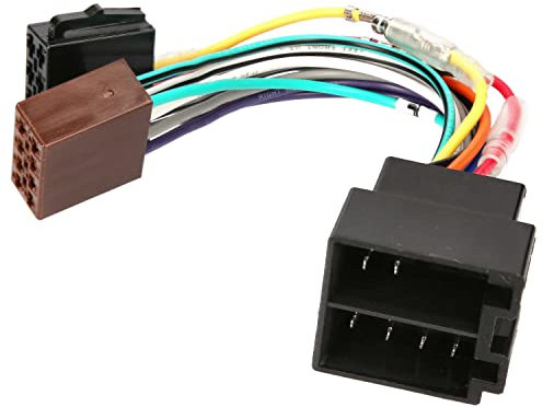 Audioproject A412 - Kit adaptador de radio ISO, carcasa + 16 contactos prensados altavoz + alimentación coche compatible con VW, Opel, Ford, Mercedes