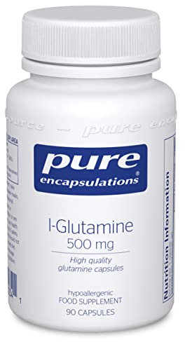 Pure Encapsulations L-Glutamine 500mg - Energy and Immune Support - 90 Capsules
