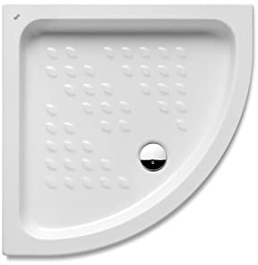 Roca,Italia,Plato de ducha de porcelana angular,Blanco,800mm x 800mm x 80mm,A3740HM000