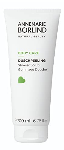ANNEMARIE BÖRLIND BODY CARE Duschpeeling (200 ml) - Glättend, Regulierend & Pflegend, Aktiviert Hauterneuerung für Glattes und Gepflegtes Hautgefühl, Mit Bio-Aloe Vera, Bambusextrakt, Vegan