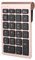 Bewinner RF304 22 Tasti Tastierino Numerico, Mini Tastiera Wireless USB Plug And Play con Ricevitore, Tastierino Numerico Ergonomico per Android/Windows/OS(Oro Rosa)