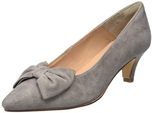 Stockerpoint Damen Lucia Trachtenpumps, hellgrau, 40