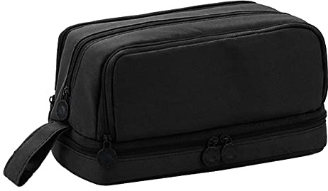 Mailain Federmäppchen Mäppchen für Jungen Mädchen Teenager, Groß Federtasche Federmappe Erwachsene Etui Schule 4 Fächer Pencil Cases (Schwarz)