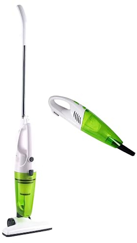 Max Star Aspiradora Vertical con Cable 4M Aspirador Escoba Potente, 800W Potencia, Multifuncional 2 en 1,Ciclónica, Deposito Extraible, 800 ml, Apto para Hogar, Sofás, Mascotas, Energética Tipo A