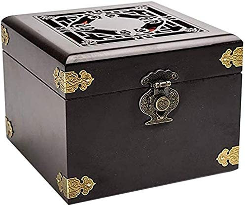 BPIlot Urnas Decorativas Cremación para Cenizas Recuerdo de Madera Cuboide Cremación Memorial Cenizas de Secuoya para Entierros de Adultos Artesanías