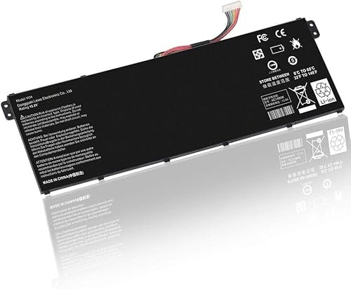 ZEM1 PC-batteri, kompatibelt med Acer Aspire ES1-520, ES1-521, ES1-531, ES1-731, ES1-731G, E5-771, E5-771G, Aspire Convertible R3-131T, R5-431T, R5-471T, R7-371T, R7-372T Gate! sätt NE5122 15,2 V, 48