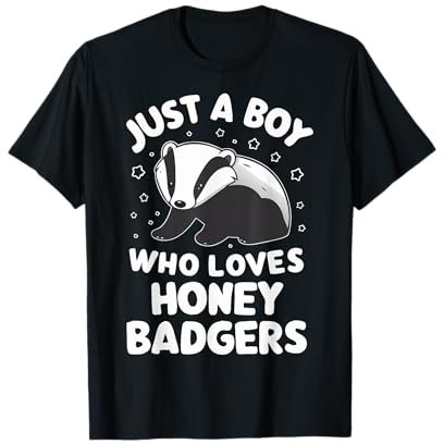 Honey Badger Solo un ragazzo che ama i tassi di miele Maglietta