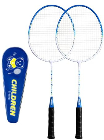 rongweiwang Bärbara badmintonracketar och badmintonbollar Komplett badmintonracket för barn Utomhussporter Lättaste spelande förälder och barn
