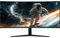 Z-Edge 34 Inch Ultrawide Curved IPS Gaming Monitor 165Hz UWQHD 3440x1440 1ms MPRT, 21:9 Curved Screen, 96% DCI-P3, 10-Bit 120% sRGB, FreeSync, HDR10, Tilt/Swivel/Height Adjustable, HDMI & DisplayPort