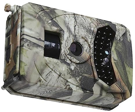 KOMBIUDA Caméra et Chasse, LED Infrarouges 26 1080p Nocturne de Ip56 Étanche en Plastique, Déclenchement Rapide 0,8s pour Surveillance Faune Recherche Scientifique