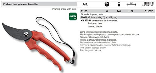 Ausonia - Forbice vigna con laccetto cm 21