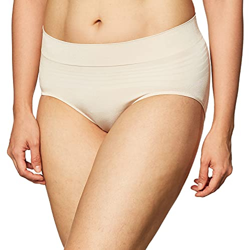 Warner's Women's No Pinching No Problems Seamless Hipster Panty, Butterscotch, Large