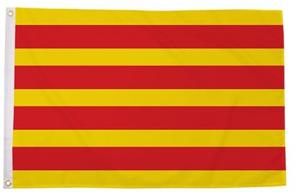 3Ft x 2Ft Flag Bandera pequeña de Cataluña