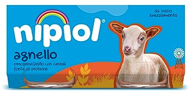 Nipiol Omogeneizzato Agnello 2x80g (12 Confezioni)