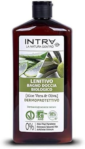 INTRÀ Aloe Vera & Olivo Bagno Doccia Biologico Lenitivo - 400ml