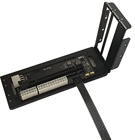 JMT R43SG GEN4 M.2 M-Key to PCIE X16 4.0 Soporte externo para tarjeta gráfica compatible con NVME SSD NUC Host tarjeta de expansión gráfica Dock (50 cm)