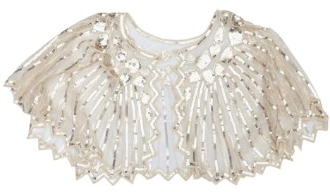 SOIMISS Schal Hochzeit Wraps Und Achselzucken Abendumhang Abend Cape Damen Sommerumhang Paillettenumhang Für Kleid Abend Bolero Cape Gittergewebe Polyester Performance-kostüm Frau