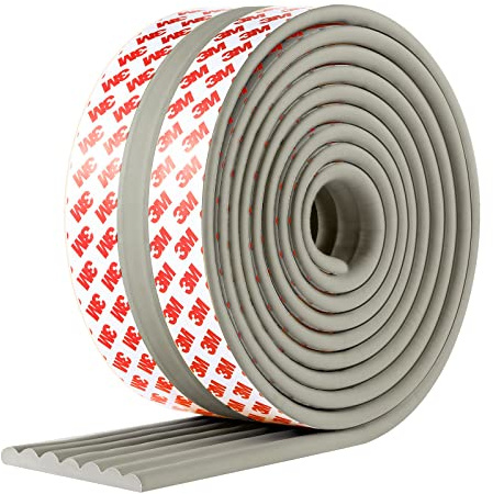 Dovesail Baby Proofing Edge Corner Protector, 16.4 ft Edge Guards Padding with 3M Adhesive, Extra-Wide Soft Rubber Foam Padding, Furniture,Sharp Edge Safety Corner Edge Bumper Guard-Gray