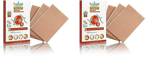 Puressentiel - Articulations & Muscles - Effet Chauffant Naturel pendant 8 heures - Patchs Chauffants aux 14 Huiles Essentielles - 3 patchs (Lot de 2)
