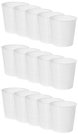 15 x Käseform 10.5 x 7.5cm – Variationen | Kunststoff-Käseform | Korb für Käse