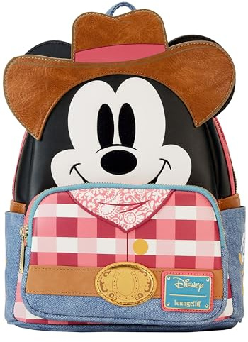 Loungefly Disney Western Mickey Mouse Mini Backpack | Mickey Mouse Bags & Backpacks