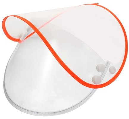 BELLIFFY Replaceable Regenponcho Mit Abnehmbarem Hutkrempe Transparent Schützt Gesicht Vor Regen Für Camping Und Outdoor-aktivitäten