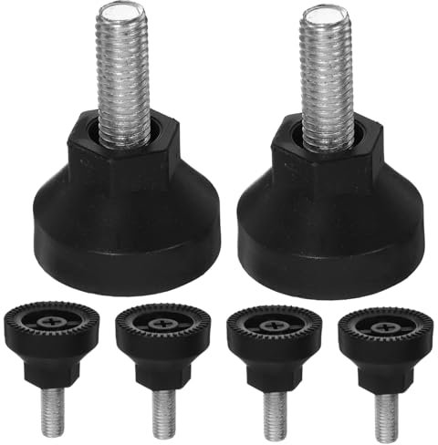 Gatuida 6stücke Laboratory Lifting Stand Leveling Feet Verstellbare Robuste Fußleveler Für Labortische Langlebig Installieren Für Präzises Nivellieren